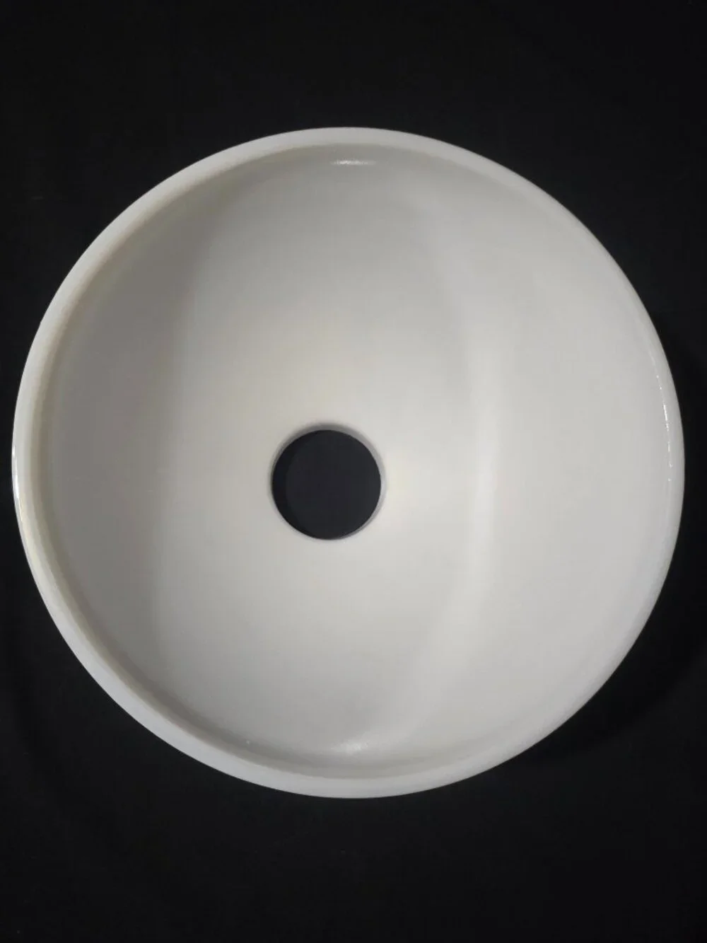 Vtg Milk Glass Torchiere Lamp Shade - Waffle Pattern - See Description